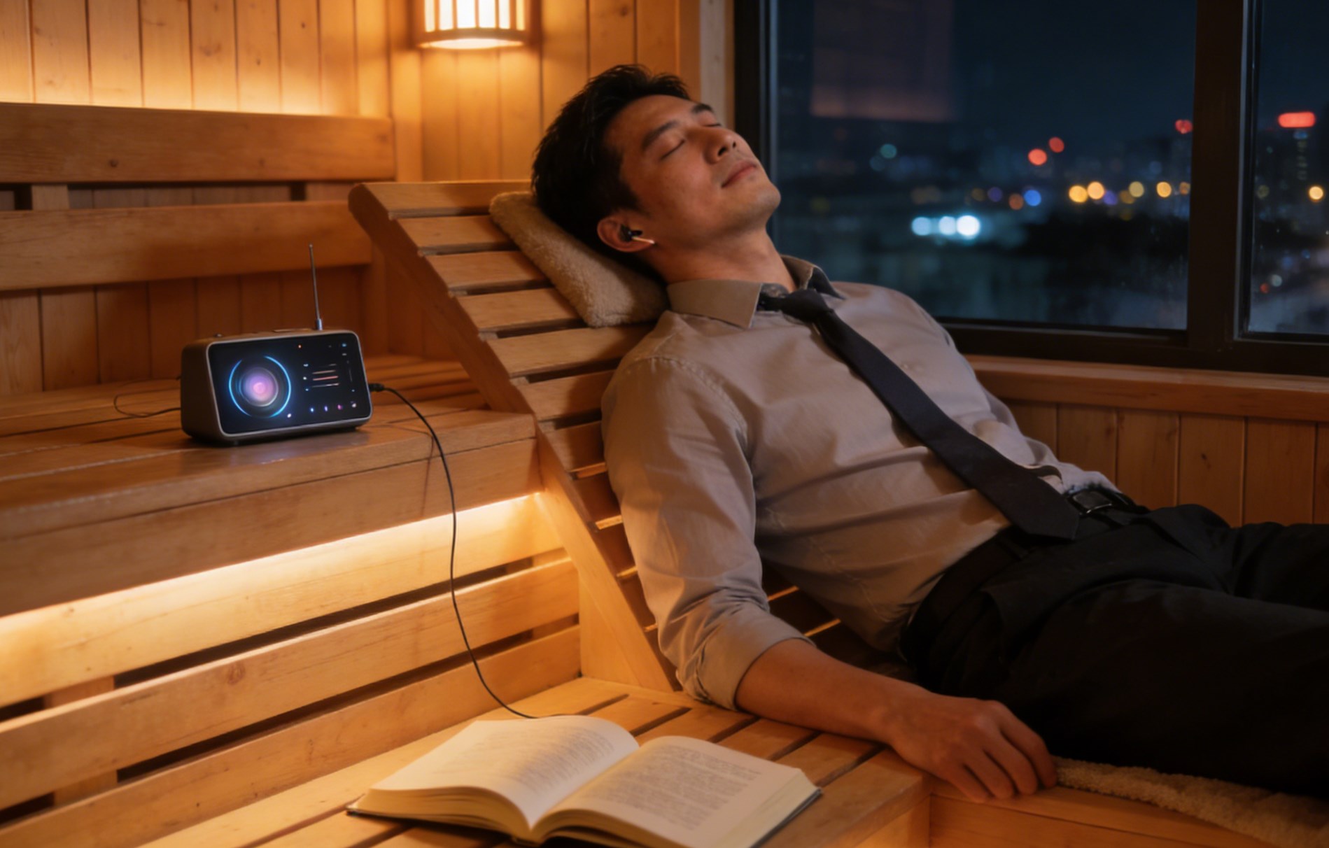 사우나에 가장 좋은 시간은 언제입니까?
