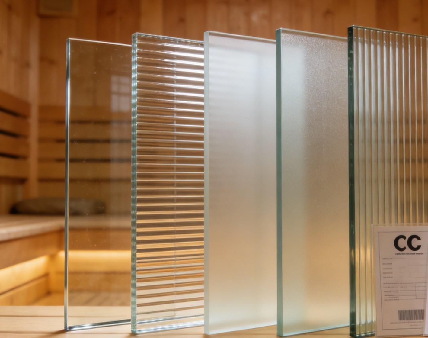 사우나실 방폭유리